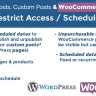 Post & Products Scheduler / Restrict Access