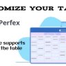 Adjustable Table List Headings For PerfexCRM