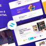 Edutics - Tailwind Education & Online Courses HTML Template