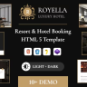 Royella - Resort and Hotel Boking HTML5 Template