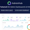 AdminHub - Tailwind Admin Layout & UI Kit Template