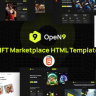 Open9 - NFT Marketplace HTML Template