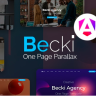 Becki - Creative Parallax One Page Angular Template