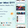 Flutter Mini OTT | Live Tv, Movie, Videos, Radios