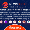 NewsLooks | OpenAI Powered Laravel News & Magazines Script