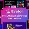 Evator - Event, Conference & Meetup HTML Template