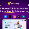 BeePost - AI Social Media Management & Content Creation SaaS with Subscription System