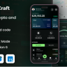 CryptoCraft - React Native CLI Cryptocurrency Mobile App Template