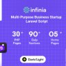 Infinia - Multipurpose Business Consulting Startup Laravel Script