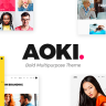 Aoki - Creative Design Agency WordPress Theme