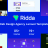 Ridda - Web Design Agency Laravel Template