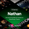 Nathan - Personal Resume CV Portfolio WordPress Theme