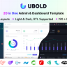 UBold - 20 in One Admin & Dashboard Template
