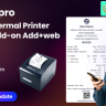 POSPro 3‑Inch Thermal Printer Add‑on for Web & App