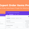 Export Order Items Pro for WooCommerce