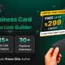 vCard SaaS - Digital Business Card Builder - Bio Links Builder