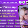 Shortie - Short video & Live streaming app with admin panel | Android, iOS & Web | Tiktok Clone