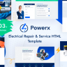 Powerx- Electrical Repair & Service HTML Template