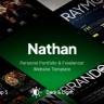 Personal Resume CV Portfolio Website React NextJS Template - Nathan