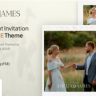 Amelia & James – Wedding Invitation Gutenverse FSE WordPress Theme