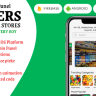 "Grocers" Multivendor Grocery Stores with Flutter + Owner + Driver + Website + flutter 2.x