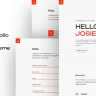 Josie - CV Resume WordPress Theme