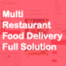 Food Delivery Multi Restaurant Ionic 5 + CodeIgniter (Android + iOS + Website + Admin)