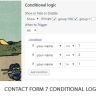 Contact Form 7 Conditional Logic