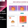 Unfold Content Addon For Elementor