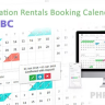 Vacation Rentals Booking Calendar