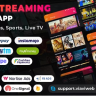 Video Streaming Android App (TV Shows, Movies, Sports, Videos Streaming, Live TV)