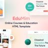 Edumim – Tailwind CSS Education HTML Template