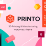 Printo - 3D Printing & Manufacturing WordPress Theme