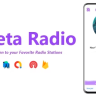 Meta Radio - Two Station Radio App | ADMOB, FIREBASE, ONESIGNAL
