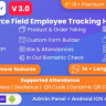 Field Manager | Employees Realtime & Offline Tracking, Tasks, Product Order, IP, QR, Geofence HRMS