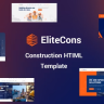 Elitecons - Construction Building HTML Template